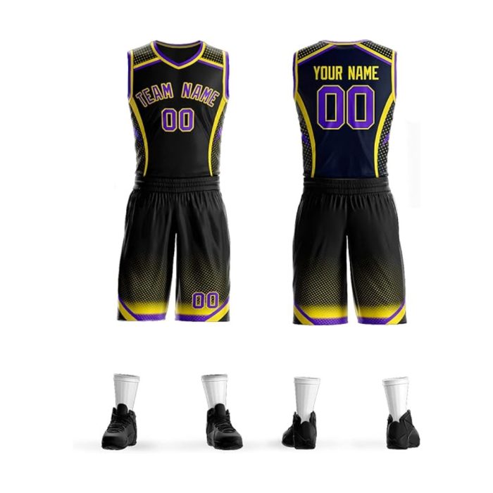 Custom Basketball Jersey Shorts Team Uniform Personalized Name Number Men Youth Sportswear