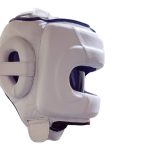 Adult Boxing Full White Face Headguard